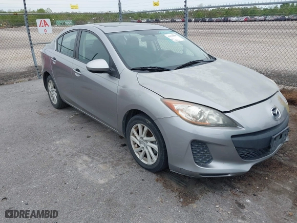 2012 Mazda Mazda3 i Touring with VIN JM1BL1VF0C1501553, listed as a IAAI auction lot 41910690 with 139,879 mi miles. Bid and sale history available at carsss.com. Image 1.