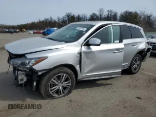 2020 Infiniti QX60 Signature Edition with VIN 5N1DL0MM8LC527577, listed as a Copart auction lot 53830435 with 80,090 mi miles and Salvage title. Bid and sale history available at DreamBid. Image 1.
