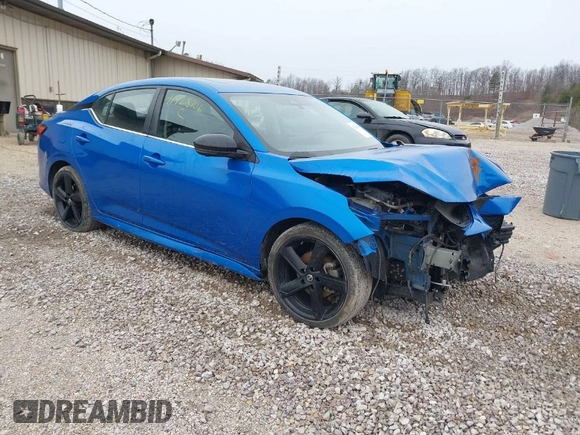 2022 Nissan Sentra SR with VIN 3N1AB8DV0NY250972, listed as a IAAI auction lot 41728706 with 97,167 mi miles. Bid and sale history available at carsss.com. Image 1.