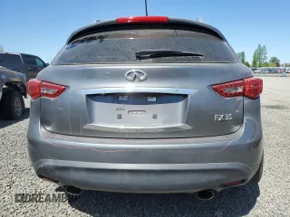 2012 Infiniti FX with VIN JN8AS1MW7CM154418, listed as a Copart auction lot 53384665 with 94,293 mi miles and Salvage title. Bid and sale history available at DreamBid. Image 6.