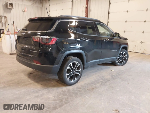 2024 Jeep Compass Limited с VIN 3C4NJDCN4RT582766, выставлен на аукционе IAAI как лот 41909782 с пробегом 13 134 миль миль и . История ставок и продаж доступна на DreamBid. Изображение 4.