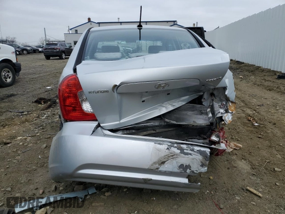 2010 Hyundai Accent GLS with VIN KMHCN4AC6AU470277, listed as a Copart auction lot 49071135 with 135,870 mi miles and Salvage Title. Bid and sale history available at carsss.com. Image 6.