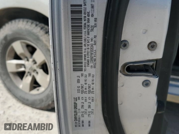 2015 Ram 1500 Tradesman z VIN 1C6RR6FM9FS535343, wystawiony jako Copart lot #48005015 z przebiegiem 362 254 mil mil oraz Szkoda całkowita • Salvage title. Historia ofert i sprzedaży dostępna na DreamBid. Obrazek 12.