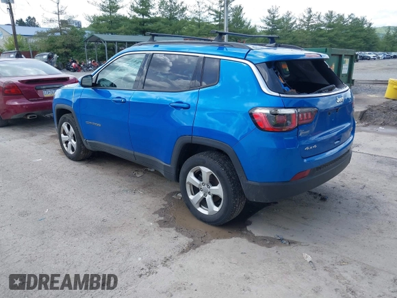 2018 Jeep Compass Altitude z VIN 3C4NJDBB0JT142314, wystawiony jako IAAI lot #42208895 z przebiegiem 119 459 mil mil oraz . Historia ofert i sprzedaży dostępna na DreamBid. Obrazek 3.