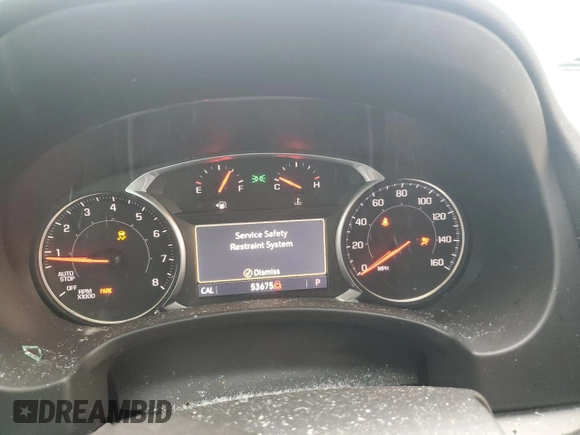 2020 GMC Terrain SLT with VIN 3GKALPEV9LL101347, listed as a Copart auction lot 52211035 with 53,675 mi miles and Salvage Title. Bid and sale history available at carsss.com. Image 9.