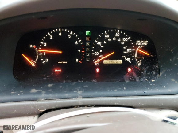 1998 Lexus ES 300 Luxury Sport Sdn with VIN JT8BF28G8W5016249, listed as a Copart auction lot 47034305 with 255,764 mi miles and Salvage Title. Bid and sale history available at carsss.com. Image 9.