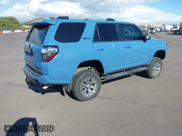 2018 Toyota 4Runner SR5 with VIN JTEBU5JR4J5587343, listed as a IAAI auction lot 41323145 with 51,136 mi miles. Bid and sale history available at carsss.com. Image 4.
