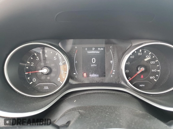 2019 Jeep Compass Sport with VIN 3C4NJCAB9KT614670, listed as a Copart auction lot 53198685 with 60,539 mi miles and Clean title. Bid and sale history available at DreamBid. Image 9.
