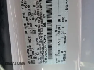 2016 Ford Escape Titanium with VIN 1FMCU9JX5GUC44579, listed as a Copart auction lot 54974965 with 113,776 mi miles and Salvage Title. Bid and sale history available at DreamBid. Image 13.
