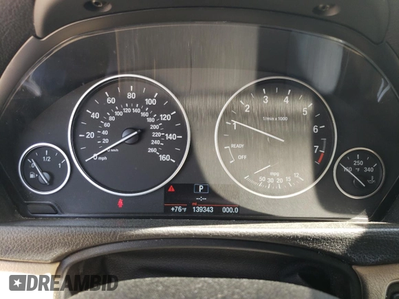 2015 BMW 4 Series 428i xDrive with VIN WBA4A7C50FD415218, listed as a Copart auction lot 50745555 with 139,343 mi miles and Salvage title. Bid and sale history available at DreamBid. Image 9.