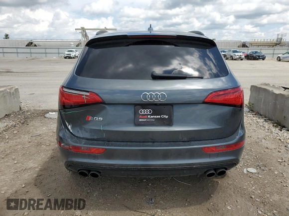 2017 Audi SQ5 Premium Plus with VIN WA1CCAFP2HA012729, listed as a Copart auction lot 55347255 with 90,468 mi miles and Salvage title. Bid and sale history available at DreamBid. Image 6.