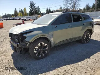 2024 Kia Sportage X-Line with VIN 5XYK6CDF2RG148245, listed as a Copart auction lot 53466625 with 19,205 mi miles and Salvage Title. Bid and sale history available at carsss.com. Image 1.