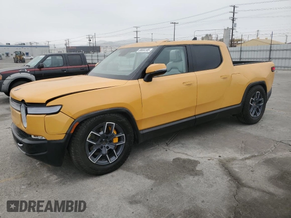 2022 Rivian R1T Launch Edition z VIN 7FCTGAAL2NN011755, wystawiony jako Copart lot #59934185 z przebiegiem 12 261 mil mil oraz Szkoda całkowita • Salvage title. Historia ofert i sprzedaży dostępna na DreamBid. Obrazek 1.
