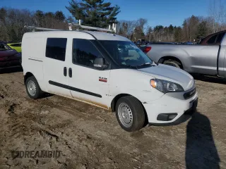 2022 Ram ProMaster City Wagon with VIN ZFBHRFAB0N6X02595, listed as a Copart auction lot 88313535 with 0 mi miles and Salvage Title. Bid and sale history available at carsss.com. Image 4.