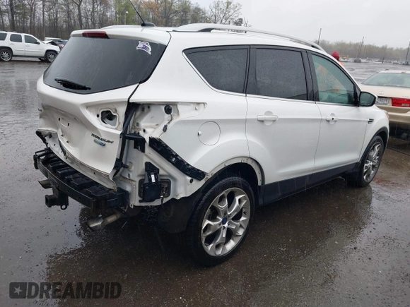 2014 Ford Escape Titanium with VIN 1FMCU9J94EUD49614, listed as a IAAI auction lot 42005864 with 87,779 mi miles. Bid and sale history available at carsss.com. Image 4.