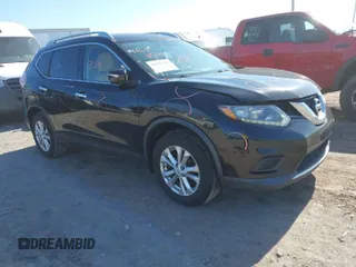 2015 Nissan Rogue SV with VIN KNMAT2MV0FP522057, listed as a IAAI auction lot 41673578 with 139,650 mi miles. Bid and sale history available at carsss.com. Image 1.