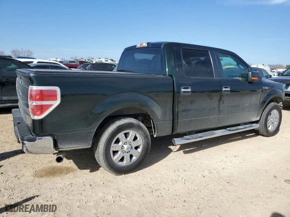 2013 Ford F-150 XL with VIN 1FTFW1CFXDKF52372, listed as a Copart auction lot 46650205 with 107,853 mi miles and Salvage Title. Bid and sale history available at carsss.com. Image 3.