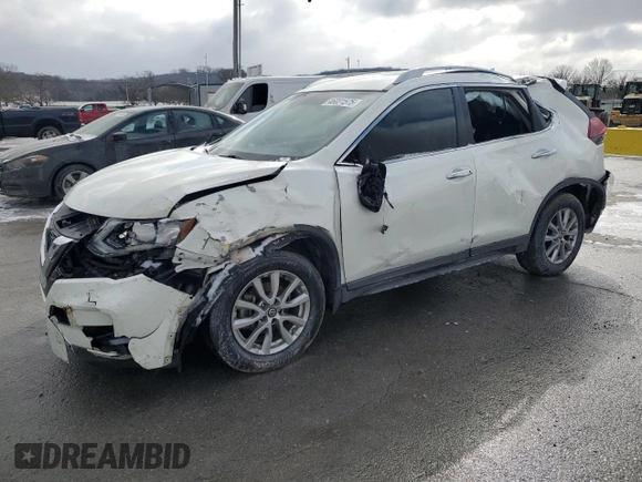 2020 Nissan Rogue S with VIN 5N1AT2MT6LC717402, listed as a Copart auction lot 46031575 with 148,107 mi miles and Salvage Title. Bid and sale history available at carsss.com. Image 1.