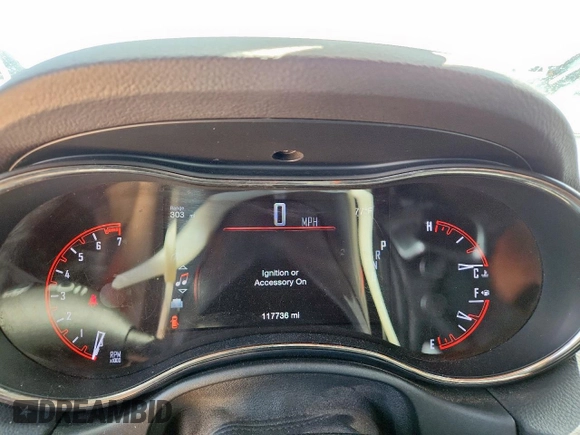 2020 Dodge Durango GT with VIN 1C4RDHDG2LC145836, listed as a Copart auction lot 58316985 with 117,736 mi miles and Salvage title. Bid and sale history available at DreamBid. Image 9.
