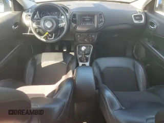 2017 Jeep Compass Latitude with VIN 3C4NJDBB6HT688786, listed as a Copart auction lot 52311265 with 89,282 mi miles and Salvage Title. Bid and sale history available at carsss.com. Image 8.