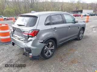 2021 Mitsubishi Outlander Sport ES with VIN JA4ARUAU9MU018685, listed as a IAAI auction lot 42009409 with 65,034 mi miles. Bid and sale history available at carsss.com. Image 4.