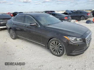 2015 Hyundai Genesis 3.8L with VIN KMHGN4JE5FU087716, listed as a Copart auction lot 52510265 with 89,878 mi miles and Salvage Title. Bid and sale history available at DreamBid. Image 4.