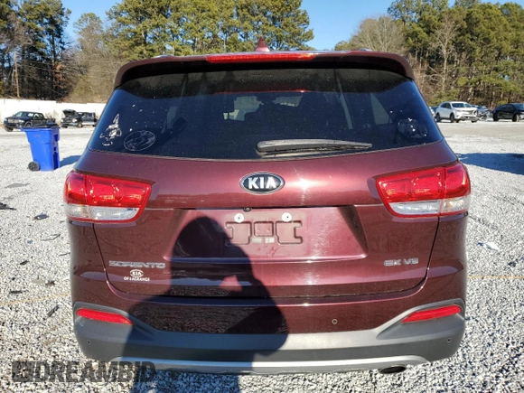 2018 Kia Sorento EX with VIN 5XYPH4A53JG410196, listed as a Copart auction lot 89075895 with 77,481 mi miles and Salvage Title. Bid and sale history available at DreamBid. Image 6.