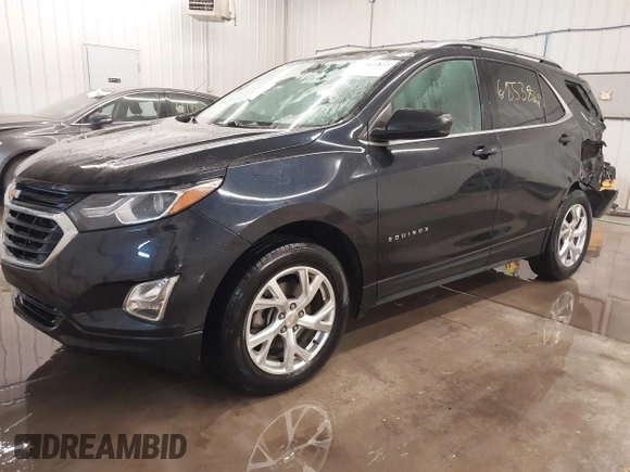 2020 Chevrolet Equinox LT with VIN 2GNAXLEX1L6206969, listed as a IAAI auction lot 40982322 with 68,538 mi miles. Bid and sale history available at carsss.com. Image 2.