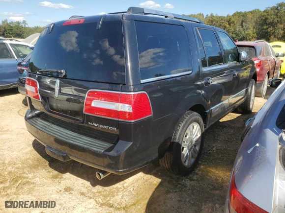 2013 Lincoln Navigator with VIN 5LMJJ2H53DEL00355, listed as a Copart auction lot 75035804 with 0 mi miles and Salvage Title. Bid and sale history available at carsss.com. Image 3.