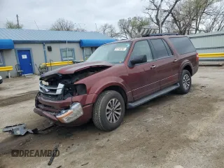 2017 Ford Expedition EL XLT with VIN 1FMJK1JTXHEA66997, listed as a Copart auction lot 51140205 with 0 mi miles and Salvage Title. Bid and sale history available at carsss.com. Image 1.