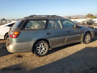 2000 Subaru Legacy Wagon Outback w/RB Equip with VIN 4S3BH6650Y6618905, listed as a Copart auction lot 83720664 with 0 mi miles and Salvage Title. Bid and sale history available at carsss.com. Image 3.
