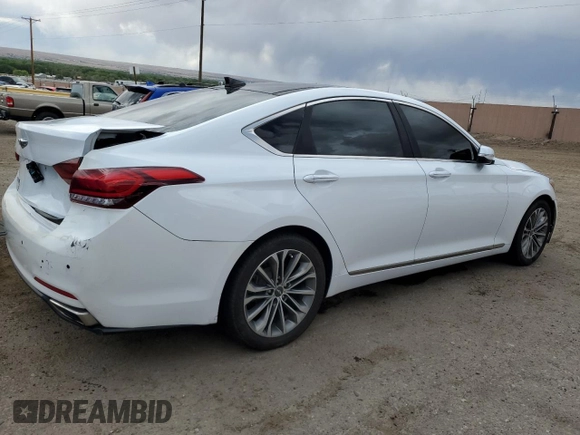 2015 Hyundai Genesis 3.8L z VIN KMHGN4JE2FU031619, wystawiony jako Copart lot #54696515 z przebiegiem 131 465 mil mil oraz Szkoda całkowita • Salvage title. Historia ofert i sprzedaży dostępna na DreamBid. Obrazek 3.