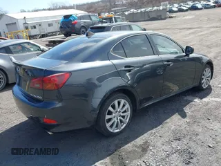 2007 Lexus IS 250 with VIN JTHCK262575014922, listed as a IAAI auction lot 41816082 with 206,243 mi miles. Bid and sale history available at carsss.com. Image 4.