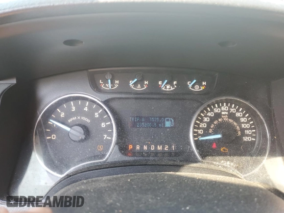 2012 Ford F-150 XL with VIN 1FTFW1ET9CFD07167, listed as a Copart auction lot 58078515 with 235,200 mi miles and Salvage title. Bid and sale history available at DreamBid. Image 9.