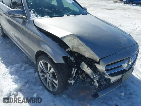 2019 Mercedes-Benz C 300 with VIN 55SWF8EB4KU316280, listed as a IAAI auction lot 41614204 with 36,804 mi miles and . Bid and sale history available at carsss.com. Image 6.