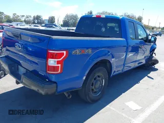 2018 Ford F-150 XL with VIN 1FTEX1EP4JKF06658, listed as a IAAI auction lot 42676920 with 116,950 mi miles and . Bid and sale history available at DreamBid. Image 4.