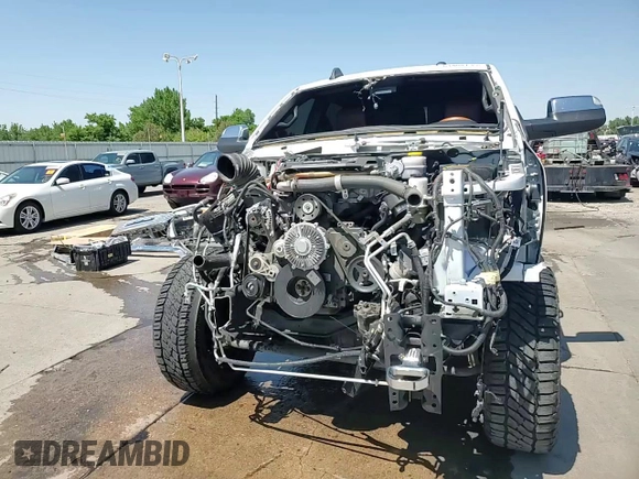 2022 Ram 2500 Longhorn with VIN 3C6UR5GL0NG124686, listed as a Copart auction lot 61404735 with 46,840 mi miles and Salvage title. Bid and sale history available at DreamBid. Image 14.