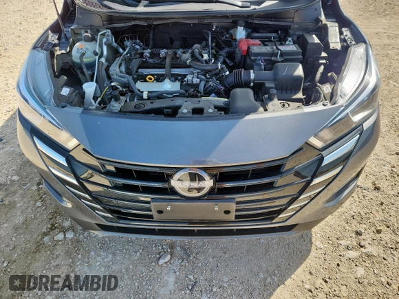 2024 Nissan Versa S with VIN 3N1CN8DV4RL895062, listed as a Copart auction lot 61569345 with 7,170 mi miles and Salvage title. Bid and sale history available at DreamBid. Image 11.