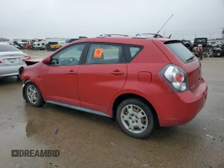 2009 Pontiac Vibe with VIN 5Y2SM67089Z409880, listed as a Copart auction lot 44072155 with 121,158 mi miles and Salvage Title. Bid and sale history available at carsss.com. Image 2.