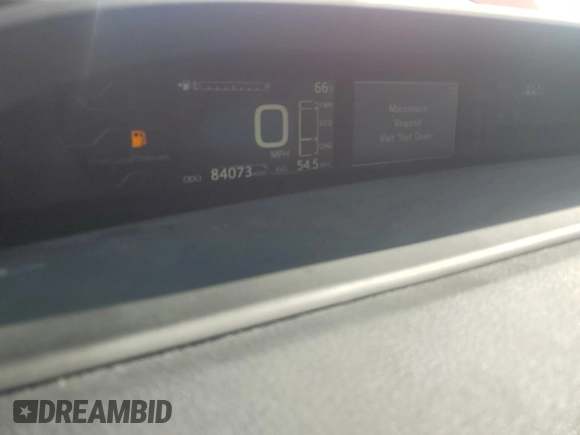 2017 Toyota Prius Plus z VIN JTDKARFP6H3035781, wystawiony jako Copart lot #57236025 z przebiegiem 84 073 mil mil oraz Szkoda całkowita • Salvage title. Historia ofert i sprzedaży dostępna na DreamBid. Obrazek 9.