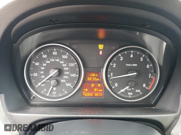 2010 BMW 3 Series 328i with VIN WBAWV1C52AP123541, listed as a Copart auction lot 86544454 with 192,952 mi miles and Clean Title. Bid and sale history available at carsss.com. Image 9.