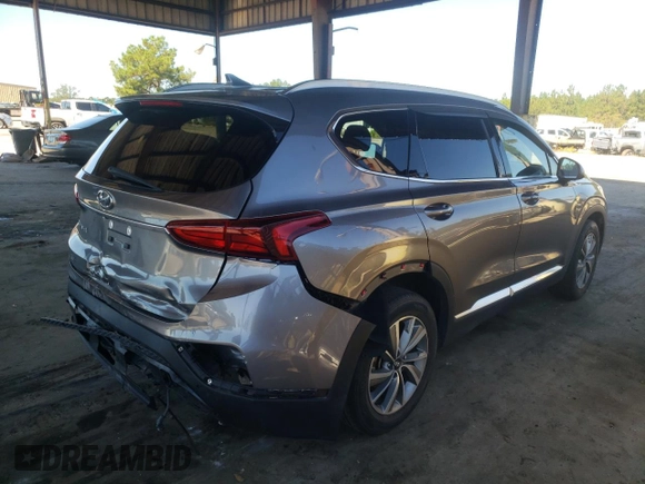 2020 Hyundai Santa Fe SEL w/SULEV with VIN 5NMS33AD5LH153254, listed as a Copart auction lot 61530282 with 58,586 mi miles. Bid and sale history available at carsss.com. Image 4.