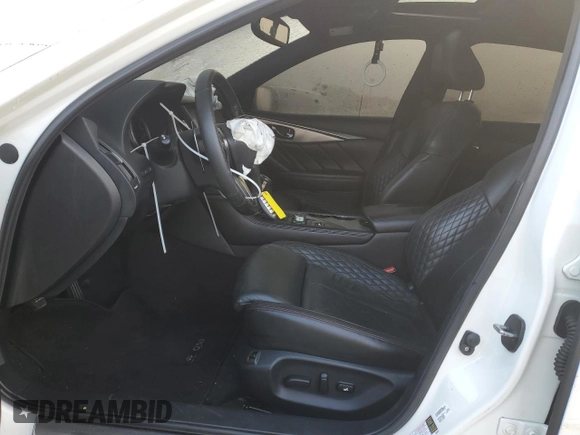 2019 Infiniti Q50 RED SPORT 400 with VIN JN1FV7AP3KM760311, listed as a Copart auction lot 84064674 with 47,397 mi miles and Salvage Title. Bid and sale history available at carsss.com. Image 7.