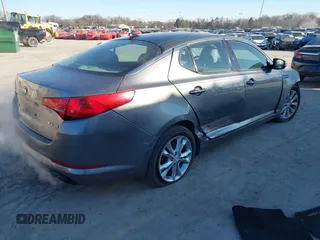 2013 Kia Optima EX with VIN 5XXGN4A74DG223147, listed as a IAAI auction lot 41371719 with 135,331 mi miles and . Bid and sale history available at carsss.com. Image 4.