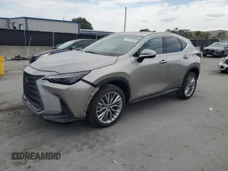 2025 Lexus NX 350 Premium z VIN 2T2GGCEZ1SC061509, wystawiony jako Copart lot #53603385 z przebiegiem 5 721 mil mil oraz Szkoda całkowita • Salvage title. Historia ofert i sprzedaży dostępna na DreamBid. Obrazek 1.