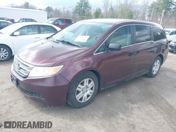 2013 Honda Odyssey LX with VIN 5FNRL5H26DB010444, listed as a IAAI auction lot 42039693 with 173,863 mi miles and . Bid and sale history available at carsss.com. Image 18.