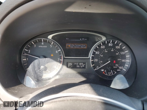 2015 Nissan Altima SV with VIN 1N4AL3AP9FC113791, listed as a Copart auction lot 43801705 with 143,189 mi miles and Salvage Title. Bid and sale history available at carsss.com. Image 9.