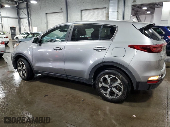 2022 Kia Sportage LX with VIN KNDPMCAC7N7002128, listed as a Copart auction lot 75682934 with 45,522 mi miles and Salvage Title. Bid and sale history available at DreamBid. Image 2.