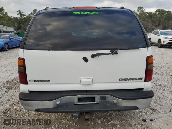 2003 Chevrolet Tahoe LS with VIN 1GNEC13Z23J321332, listed as a Copart auction lot 44611705 with 173,088 mi miles and Salvage Title. Bid and sale history available at carsss.com. Image 6.