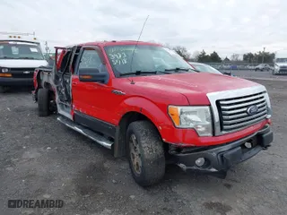 2010 Ford F-150 XL with VIN 1FTFW1EV0AFB20057, listed as a IAAI auction lot 41162093 with 201,655 mi miles. Bid and sale history available at carsss.com. Image 1.
